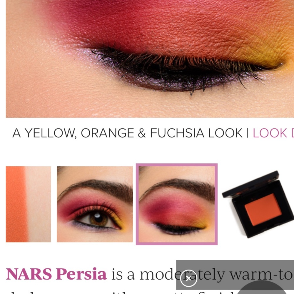 NARS single eyeshadow in Persia